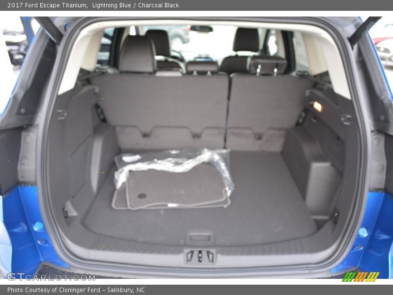 Lightning Blue / Charcoal Black 2017 Ford Escape Titanium