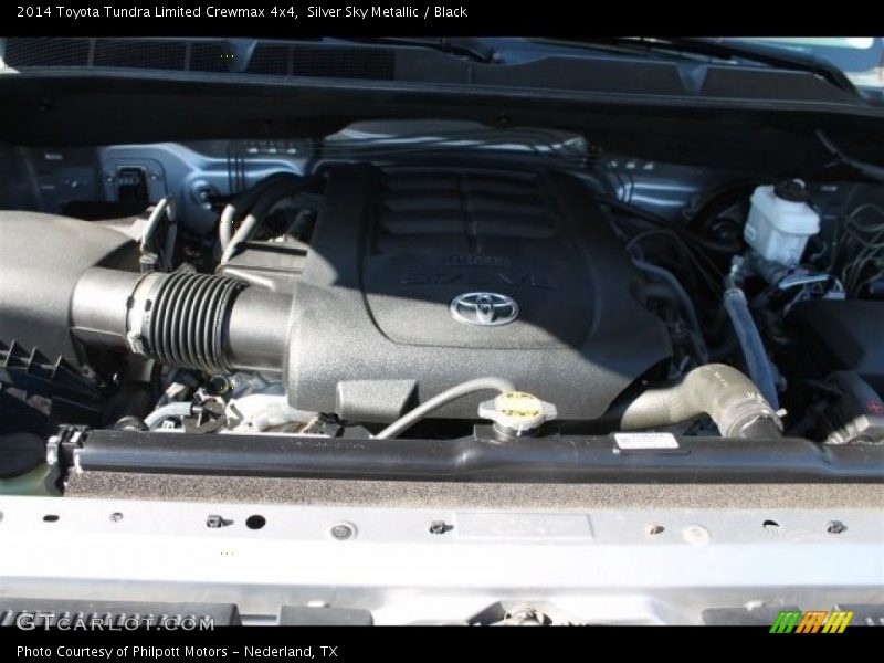 Silver Sky Metallic / Black 2014 Toyota Tundra Limited Crewmax 4x4