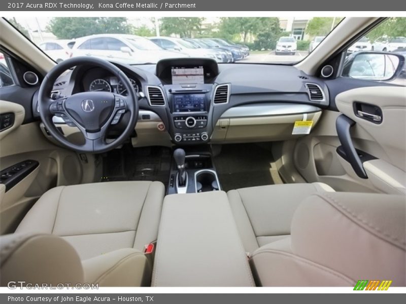 Kona Coffee Metallic / Parchment 2017 Acura RDX Technology