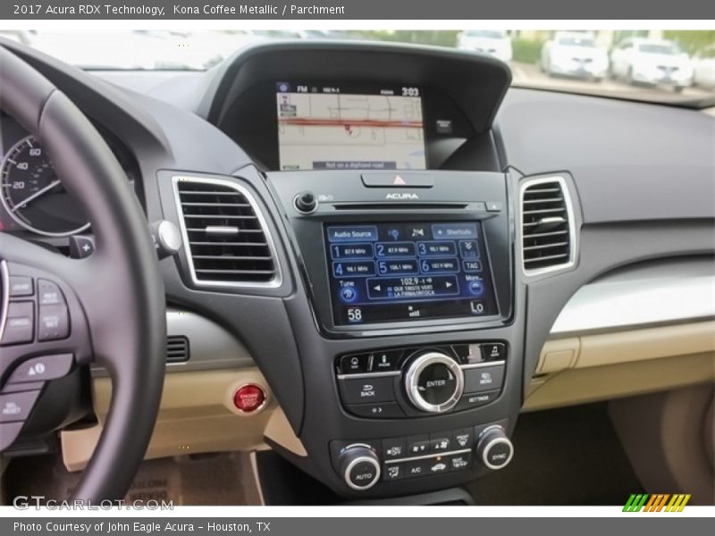 Kona Coffee Metallic / Parchment 2017 Acura RDX Technology