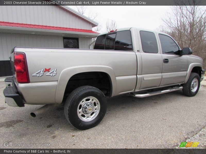 Light Pewter Metallic / Medium Gray 2003 Chevrolet Silverado 2500HD LT Extended Cab 4x4