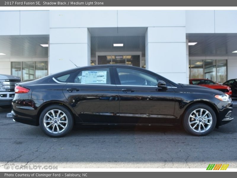Shadow Black / Medium Light Stone 2017 Ford Fusion SE