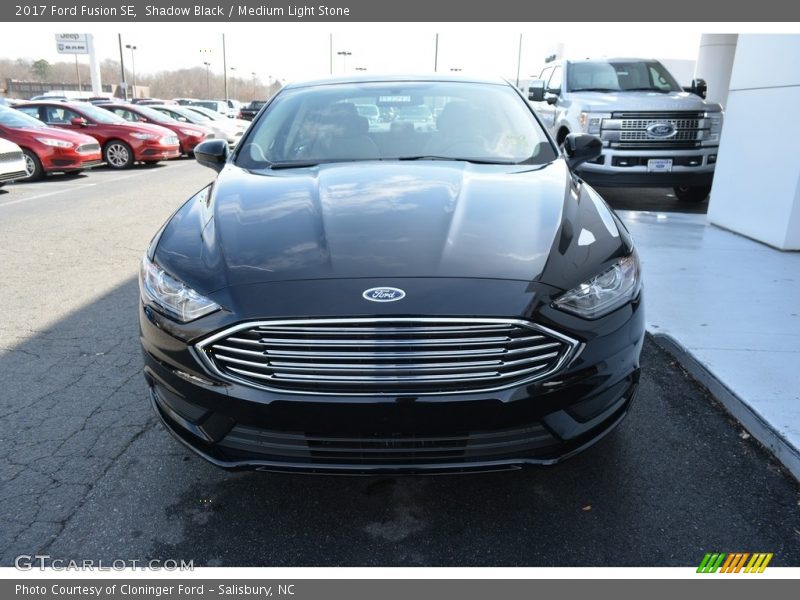 Shadow Black / Medium Light Stone 2017 Ford Fusion SE