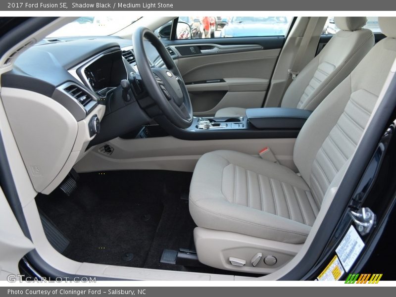 Shadow Black / Medium Light Stone 2017 Ford Fusion SE