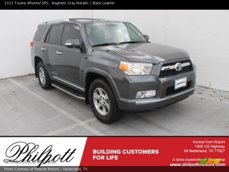 Magnetic Gray Metallic / Black Leather 2013 Toyota 4Runner SR5