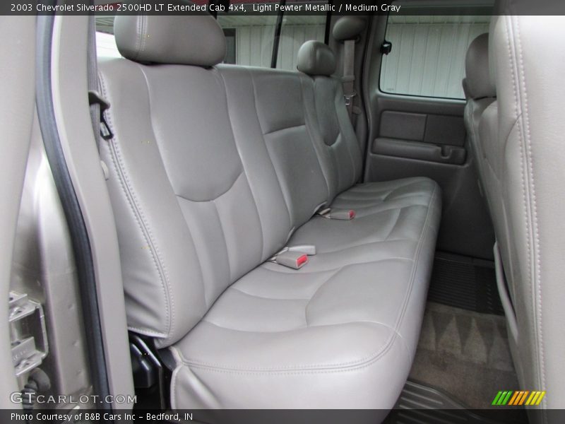 Light Pewter Metallic / Medium Gray 2003 Chevrolet Silverado 2500HD LT Extended Cab 4x4