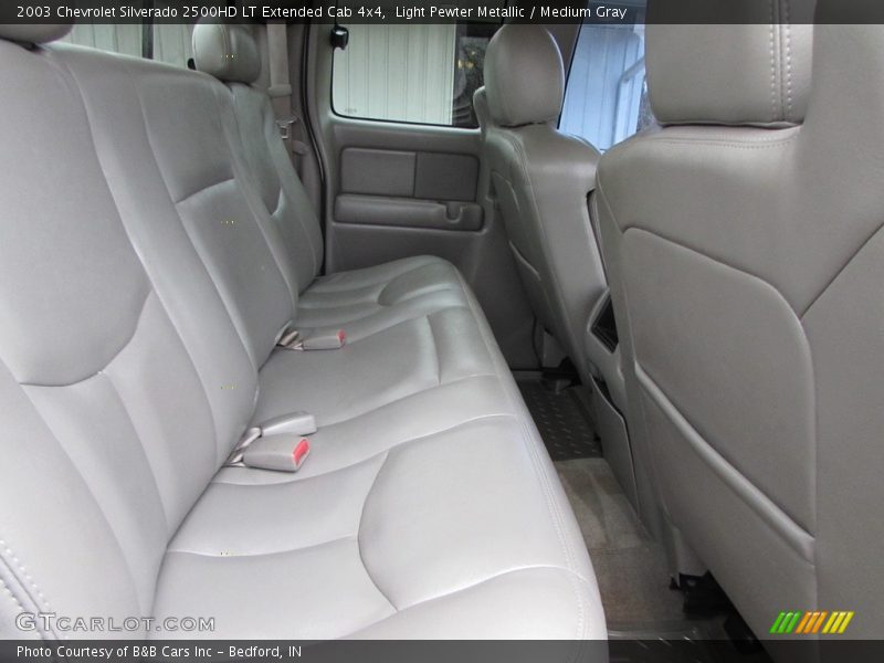 Light Pewter Metallic / Medium Gray 2003 Chevrolet Silverado 2500HD LT Extended Cab 4x4