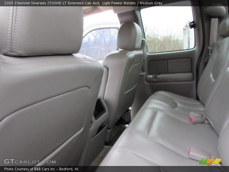Light Pewter Metallic / Medium Gray 2003 Chevrolet Silverado 2500HD LT Extended Cab 4x4