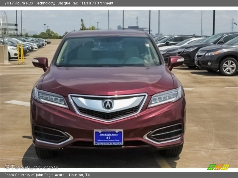 Basque Red Pearl II / Parchment 2017 Acura RDX Technology