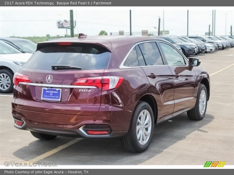 Basque Red Pearl II / Parchment 2017 Acura RDX Technology