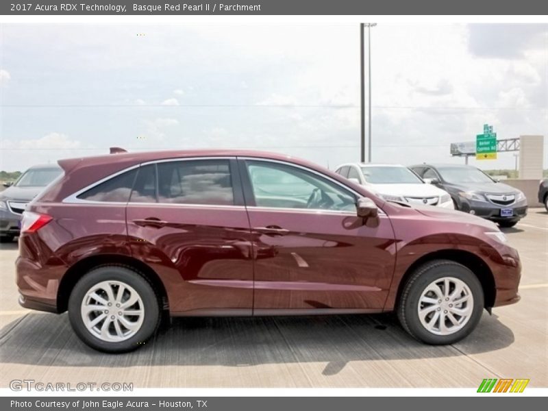 Basque Red Pearl II / Parchment 2017 Acura RDX Technology