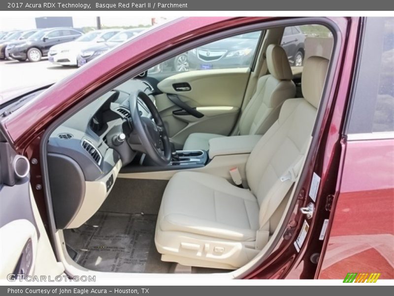 Basque Red Pearl II / Parchment 2017 Acura RDX Technology