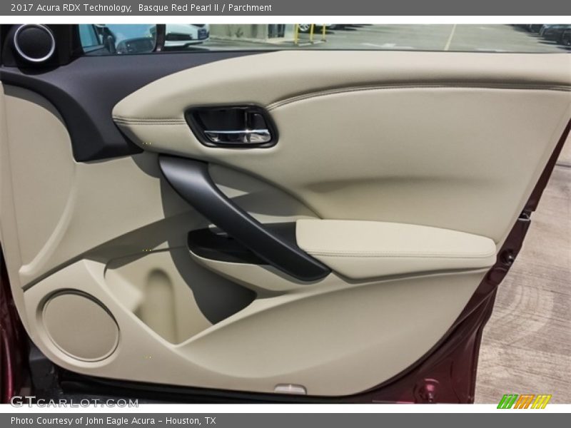 Basque Red Pearl II / Parchment 2017 Acura RDX Technology