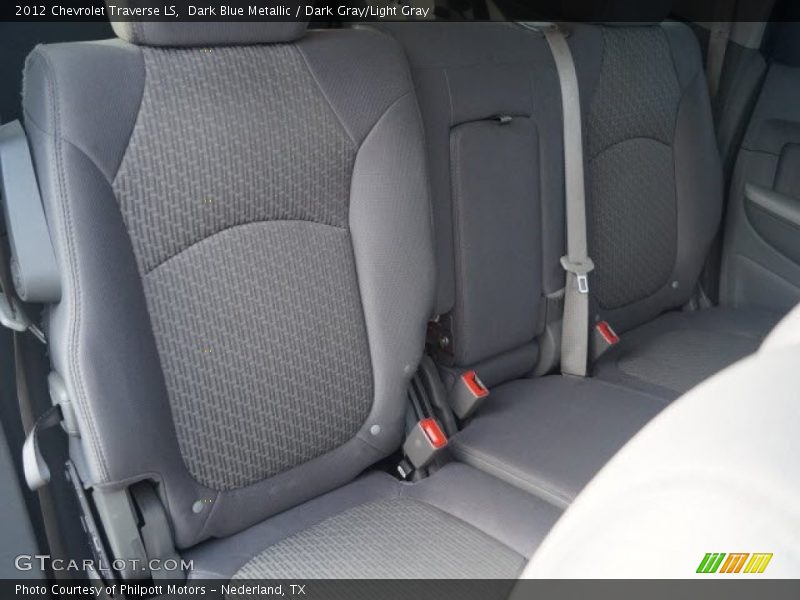 Dark Blue Metallic / Dark Gray/Light Gray 2012 Chevrolet Traverse LS