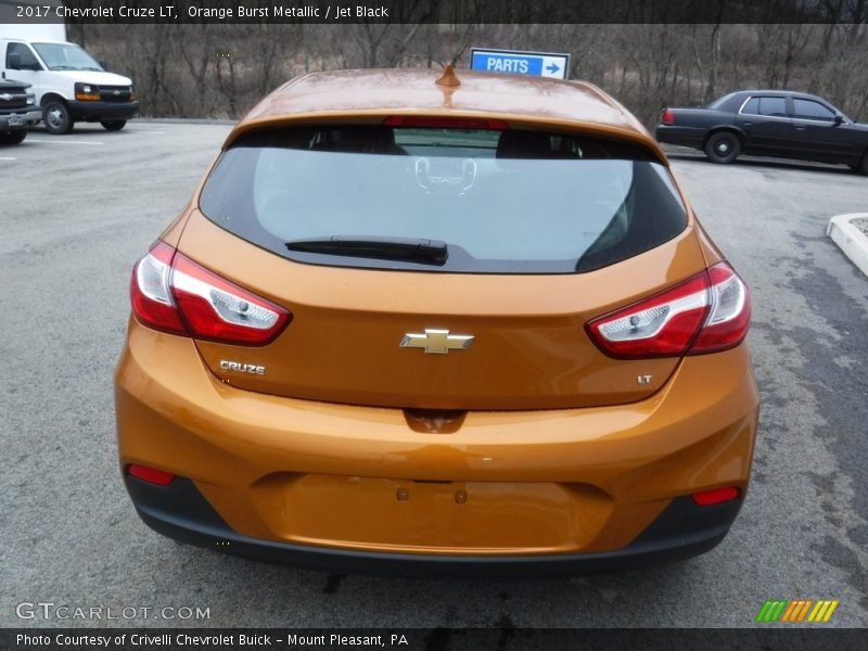 Orange Burst Metallic / Jet Black 2017 Chevrolet Cruze LT