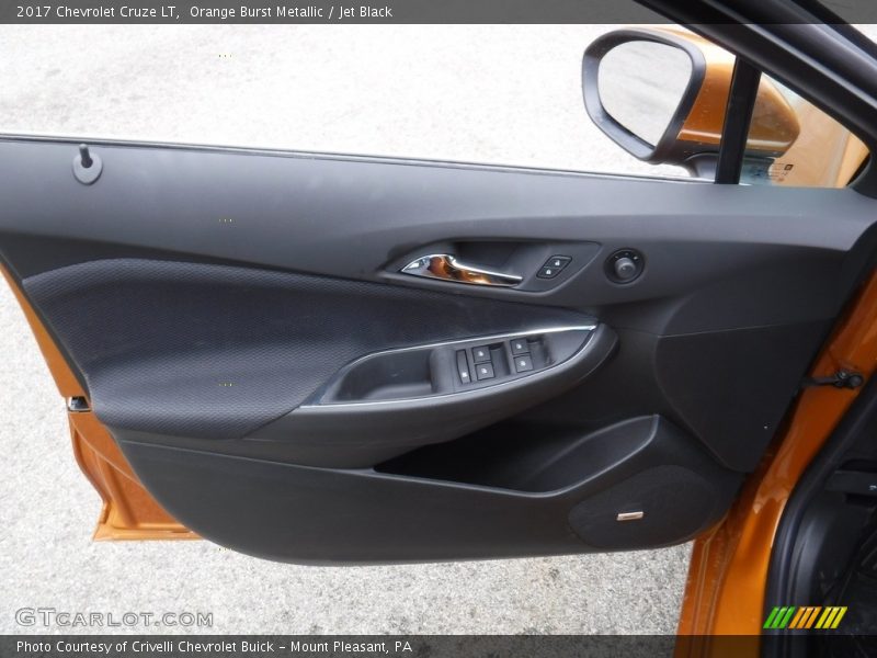 Orange Burst Metallic / Jet Black 2017 Chevrolet Cruze LT