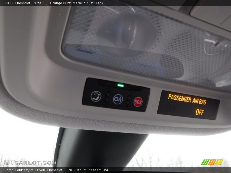 Orange Burst Metallic / Jet Black 2017 Chevrolet Cruze LT