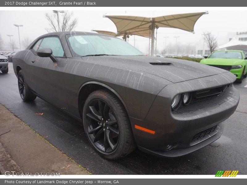 Granite Pearl / Black 2017 Dodge Challenger SXT