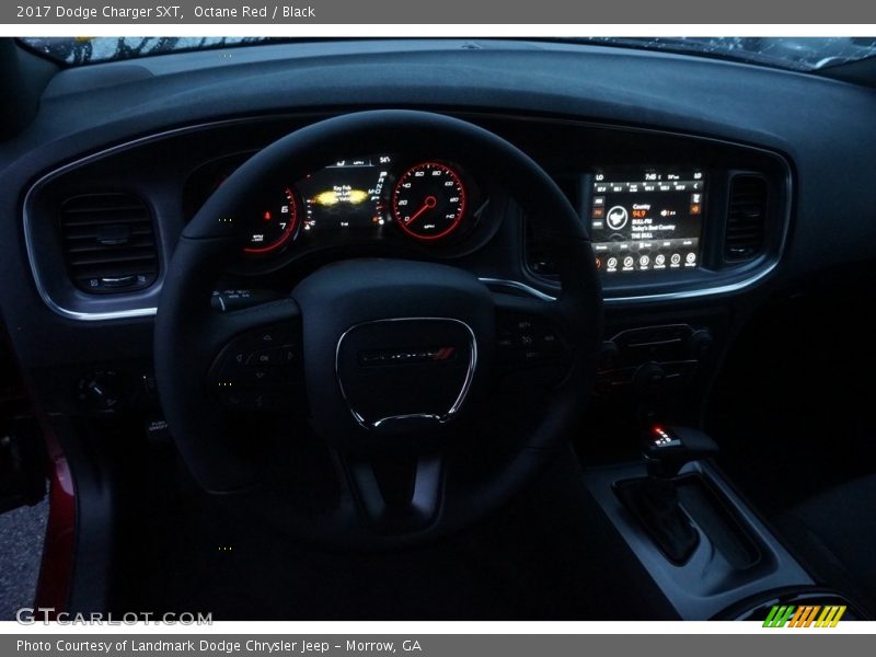 Octane Red / Black 2017 Dodge Charger SXT