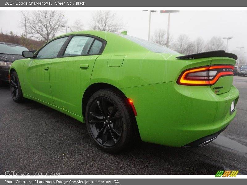 Green Go / Black 2017 Dodge Charger SXT