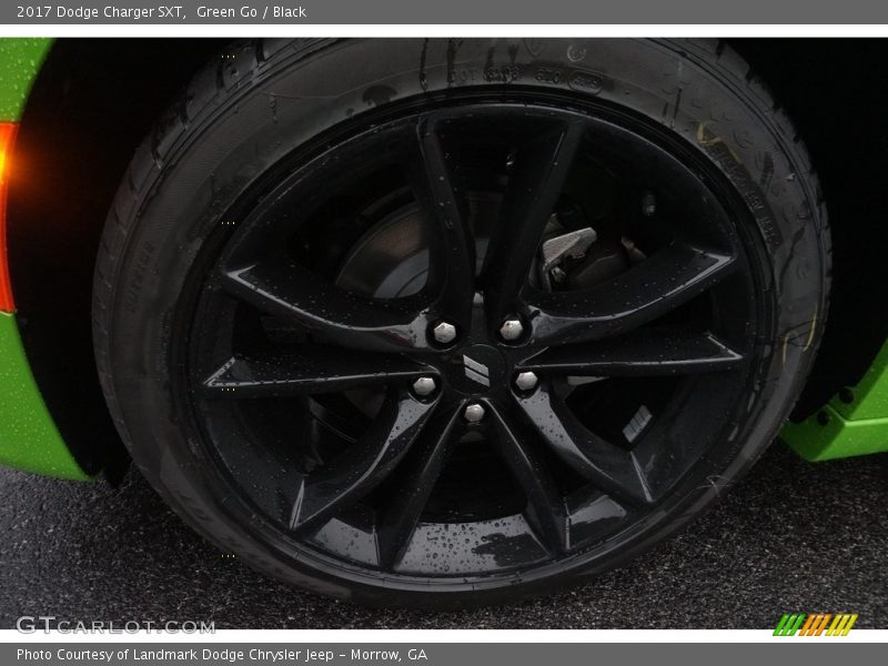 Green Go / Black 2017 Dodge Charger SXT