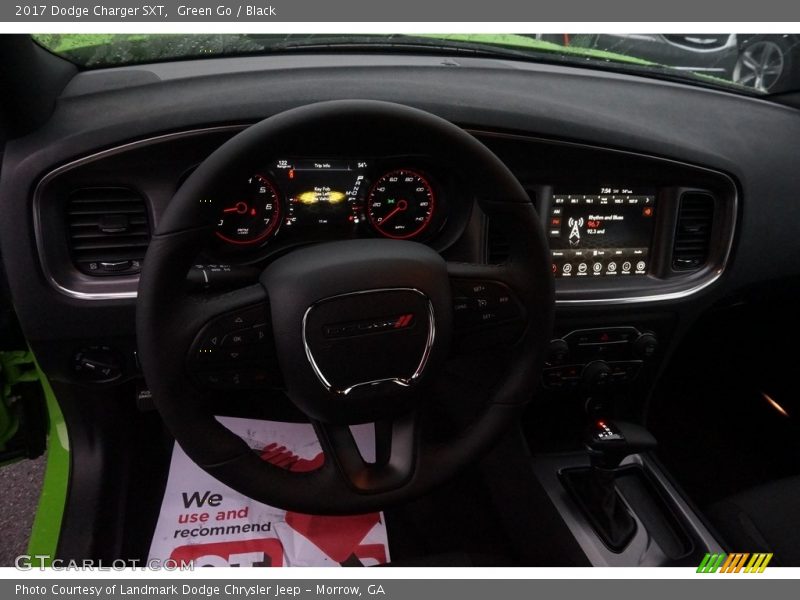 Green Go / Black 2017 Dodge Charger SXT
