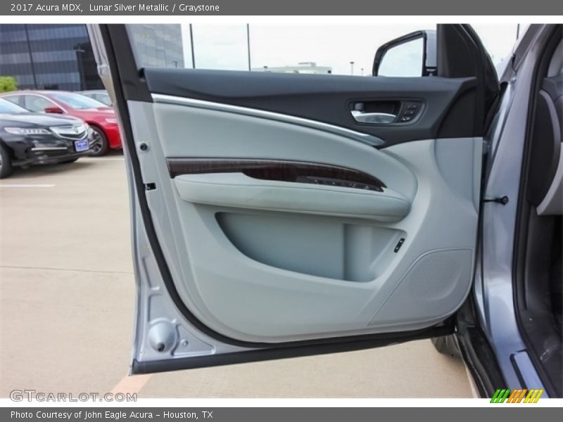 Lunar Silver Metallic / Graystone 2017 Acura MDX