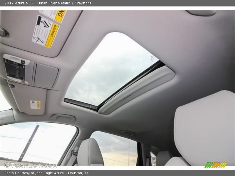 Lunar Silver Metallic / Graystone 2017 Acura MDX