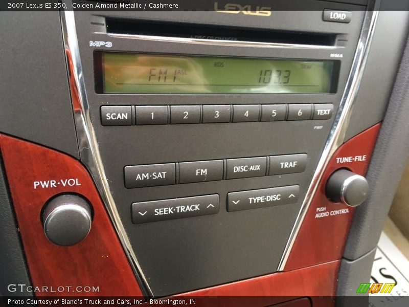 Golden Almond Metallic / Cashmere 2007 Lexus ES 350