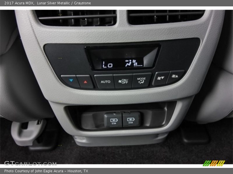 Lunar Silver Metallic / Graystone 2017 Acura MDX