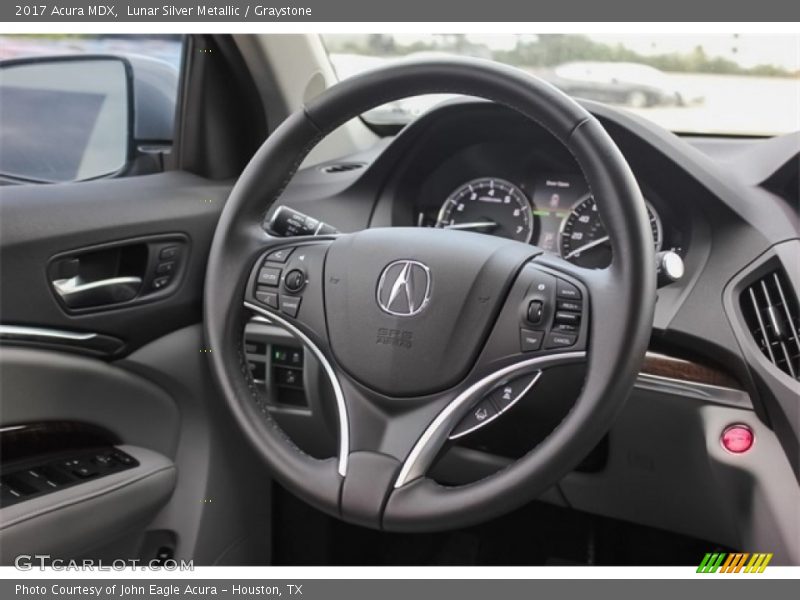 Lunar Silver Metallic / Graystone 2017 Acura MDX