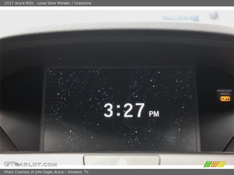 Lunar Silver Metallic / Graystone 2017 Acura MDX