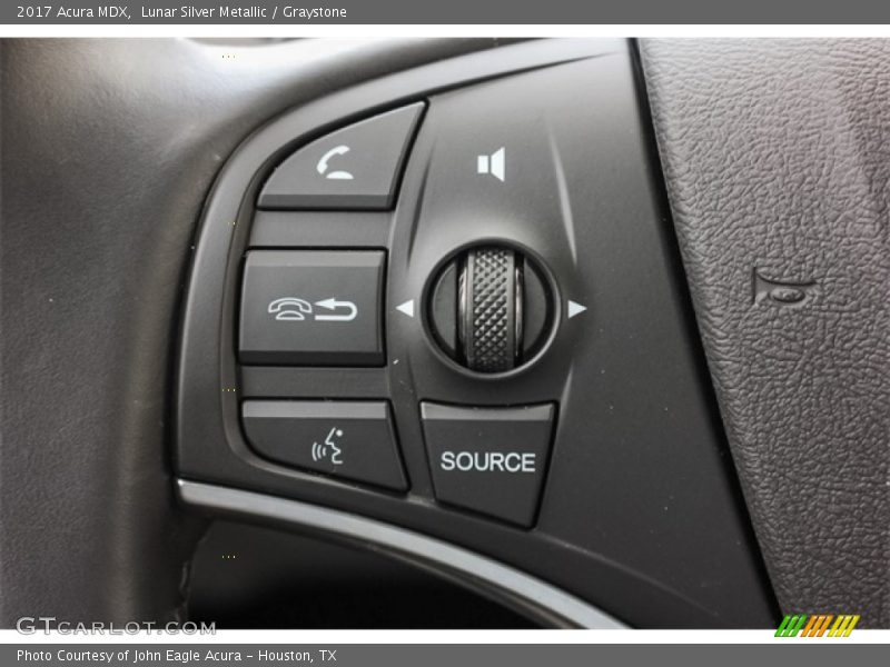 Lunar Silver Metallic / Graystone 2017 Acura MDX