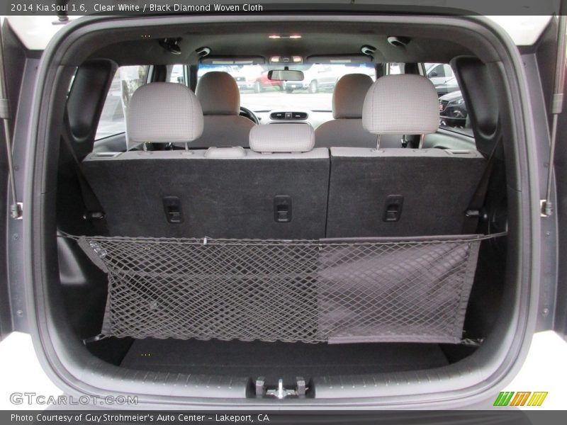 Clear White / Black Diamond Woven Cloth 2014 Kia Soul 1.6