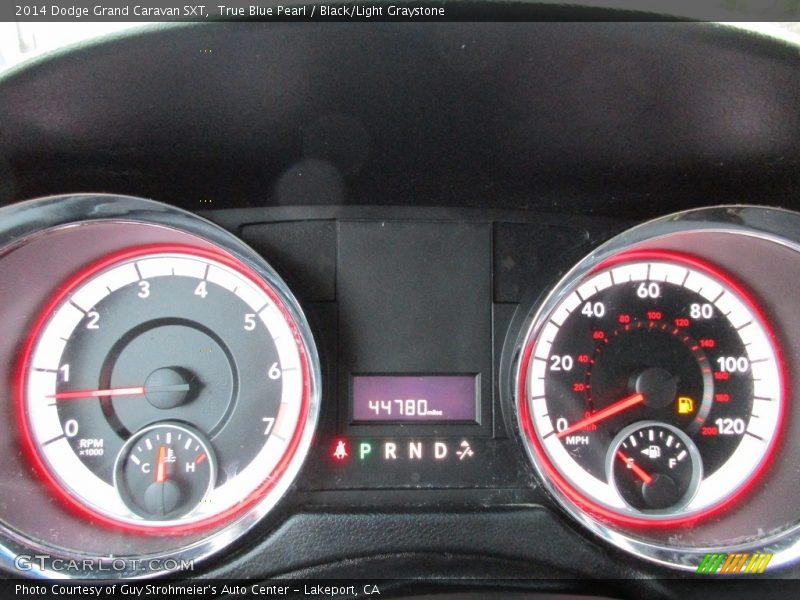 True Blue Pearl / Black/Light Graystone 2014 Dodge Grand Caravan SXT