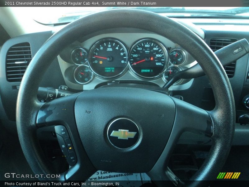 Summit White / Dark Titanium 2011 Chevrolet Silverado 2500HD Regular Cab 4x4