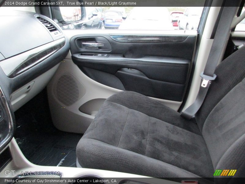 True Blue Pearl / Black/Light Graystone 2014 Dodge Grand Caravan SXT