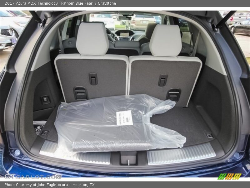 Fathom Blue Pearl / Graystone 2017 Acura MDX Technology