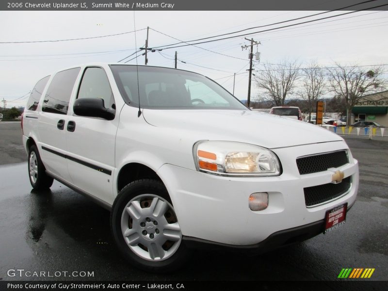 Summit White / Medium Gray 2006 Chevrolet Uplander LS