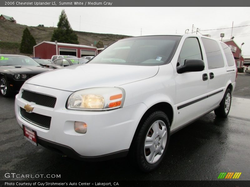 Summit White / Medium Gray 2006 Chevrolet Uplander LS