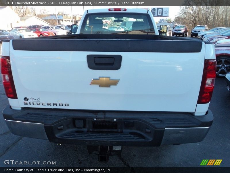 Summit White / Dark Titanium 2011 Chevrolet Silverado 2500HD Regular Cab 4x4