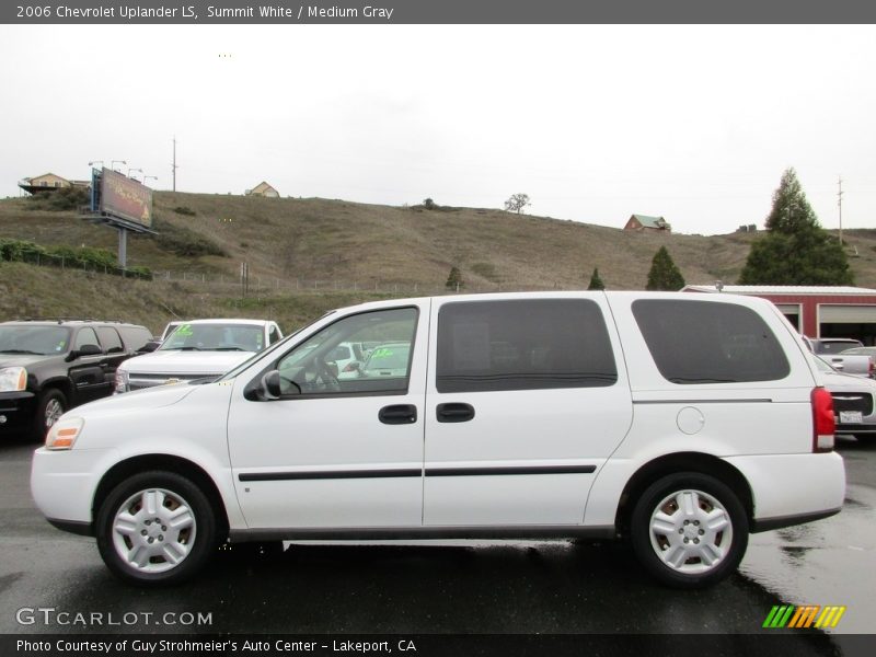 Summit White / Medium Gray 2006 Chevrolet Uplander LS