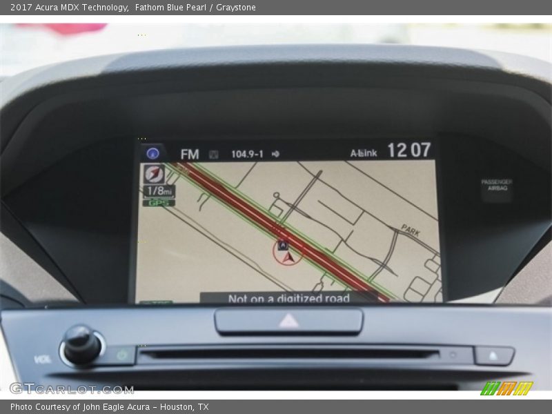 Fathom Blue Pearl / Graystone 2017 Acura MDX Technology