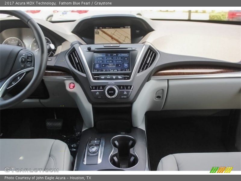 Fathom Blue Pearl / Graystone 2017 Acura MDX Technology