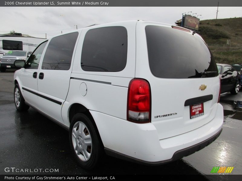 Summit White / Medium Gray 2006 Chevrolet Uplander LS