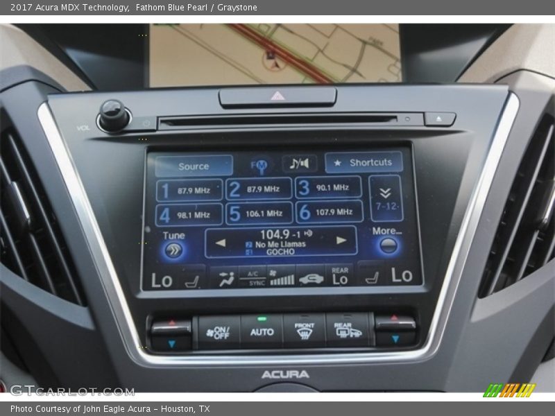 Fathom Blue Pearl / Graystone 2017 Acura MDX Technology