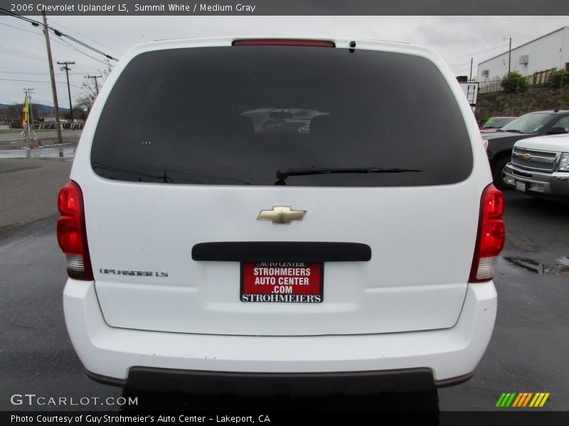 Summit White / Medium Gray 2006 Chevrolet Uplander LS
