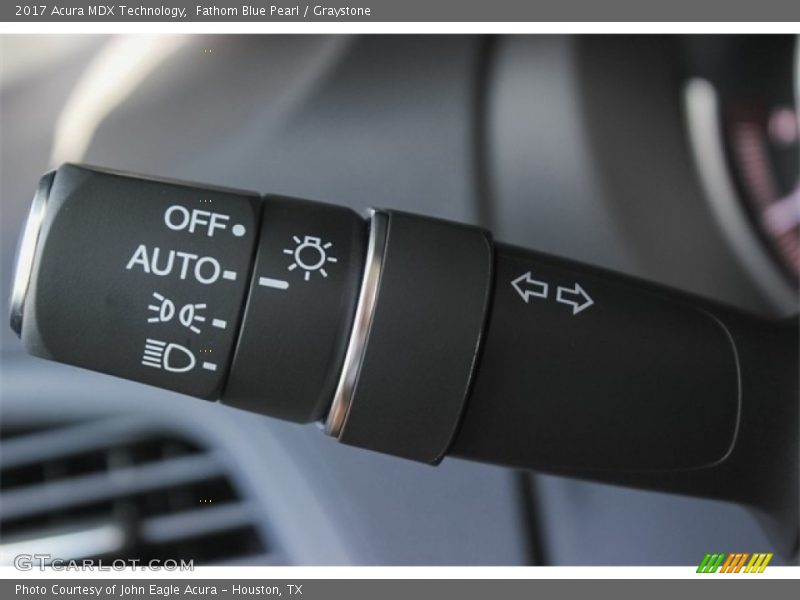 Fathom Blue Pearl / Graystone 2017 Acura MDX Technology