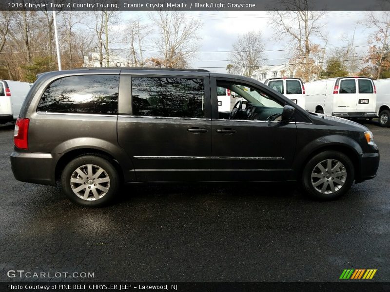 Granite Crystal Metallic / Black/Light Graystone 2016 Chrysler Town & Country Touring