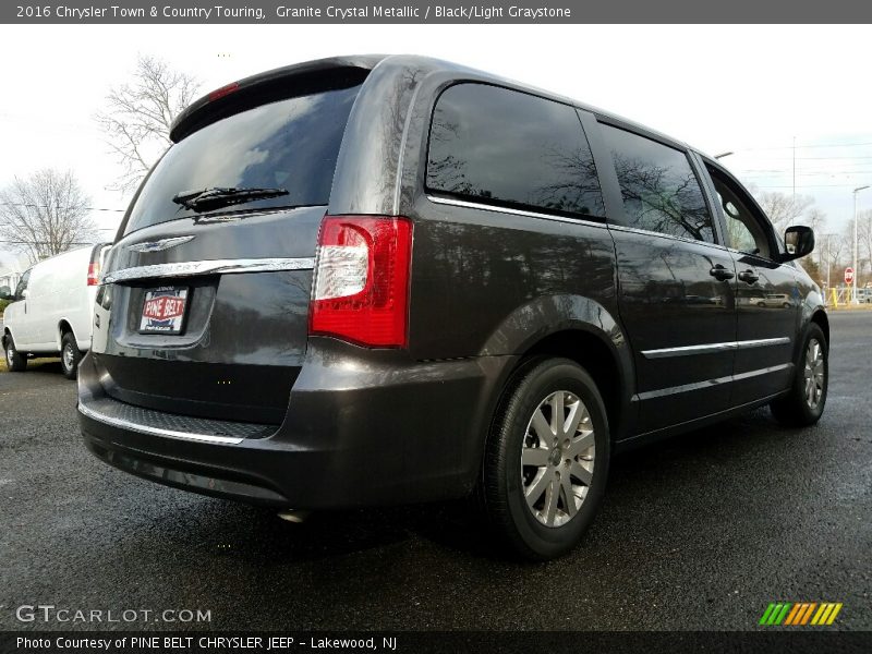 Granite Crystal Metallic / Black/Light Graystone 2016 Chrysler Town & Country Touring